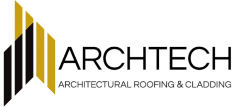 Archtech logo – Experts in architectural steel roofing and cladding solutions.