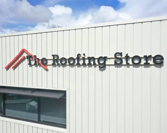 The Roofing Store Manukau Branch featuring steel cladding from The Roofing Store's own product line.