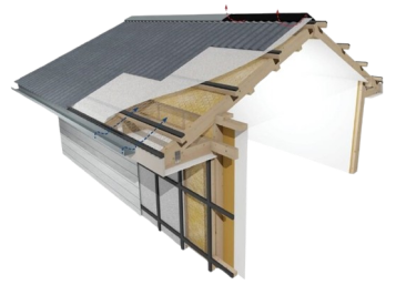 Vented Batten (VB20) providing 18,000 mm² per linear meter of passive airflow for roof and wall ventilation.