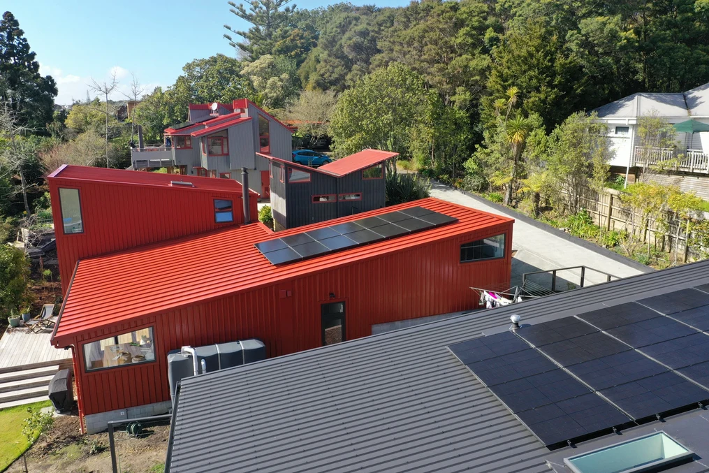 Vibrant Roofing and Cladding for a Unique Neighbourhood